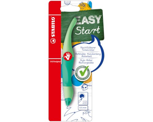 Ergonomischer Tintenroller STABILO® EASYoriginal Hauch von Minzgrün für Rechtshänder