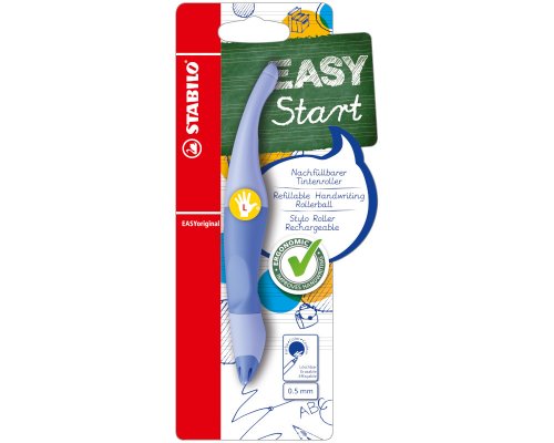 Ergonomischer Tintenroller STABILO® EASYoriginal Holograph Edition für Linkshänder Wolkenblau