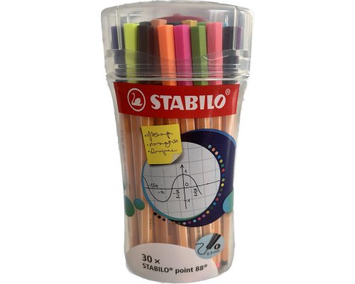 STABILO point 88 Fineliner 30er Etui in stabiler Aufbewahrungsbox