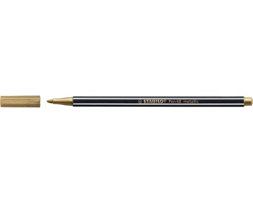 STABILO Pen 68 Filzstift - metallic gold - 68/810