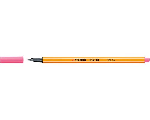 STABILO Point 88 Fineliner 0,4 mm Strichstärke - hellrosa - 88/29