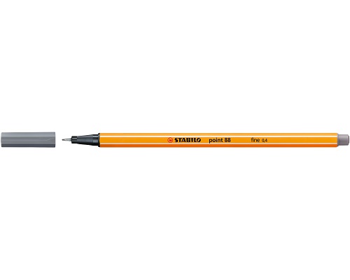 STABILO Point 88 Fineliner 0,4 mm Strichstärke - paynesgrau - 88/98