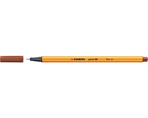 STABILO Point 88 Fineliner 0,4 mm Strichstärke - rötel - 88/38