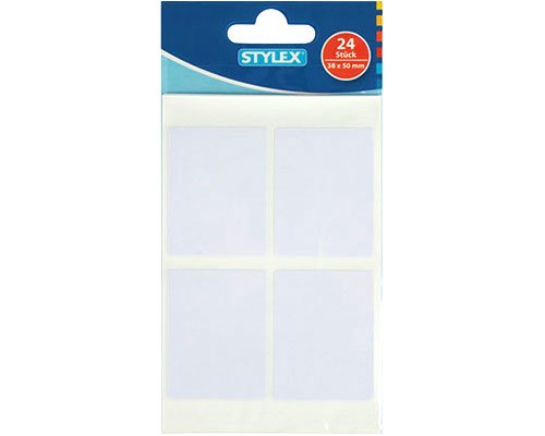 24 Etiketten 38 x 50 mm von Stylex
