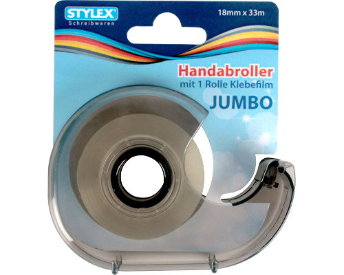 Klebefilm Handabroller inkl. Klebefilm 18mm x 33m