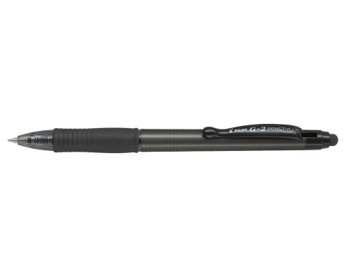 PILOT Gelschreiber G2-Penstylus 0.7 - Touch-Pen - grau - Schreibfarbe: schwarz