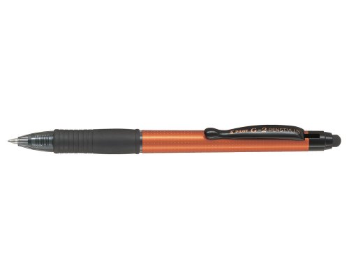PILOT Gelschreiber G2-Penstylus 0.7 - Touch-Pen - orange - Schreibfarbe: schwarz