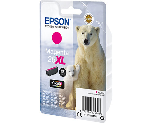 Epson 26XL Original-Druckerpatrone Claria Premium jetzt kaufen Magenta (T2633)