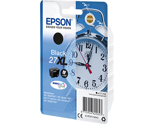 Epson 27XL / T2711 Original-Druckerpatrone jetzt kaufen (17,7 ml, 1.100 Seiten) Schwarz