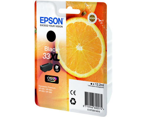 Epson 33XL Schwarz (T3351 - Epson Orangen Tinten) jetzt kaufen