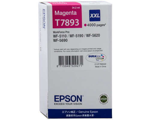 EPSON T7893 XXL Druckerpatrone Magenta jetzt kaufen