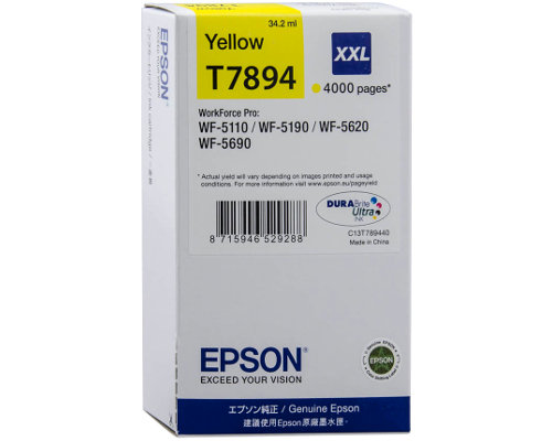 EPSON T7894 XXL Druckerpatrone Gelb jetzt kaufen