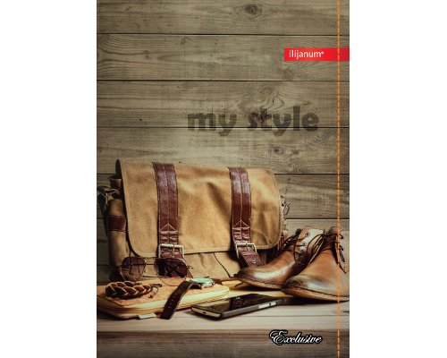 Kladde/ Notizbuch "Exclusive" - A5 - Motiv: my style - liniert
