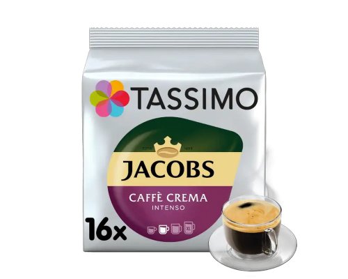 TASSIMO Jacobs Intenso Caffé Crema - 16 Kaffeekapseln