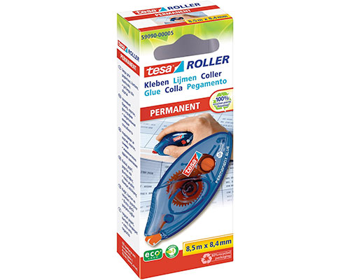 tesa Kleberoller permanent ecoLogo, Einwegroller