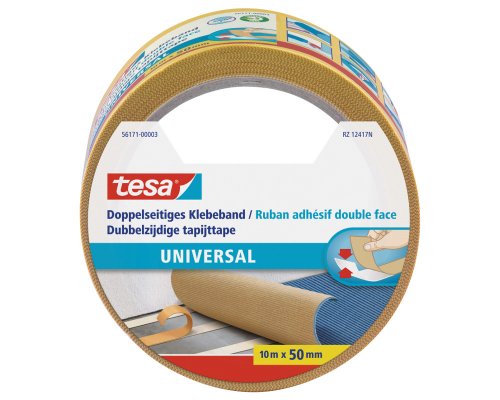 tesa Doppelseitiges Klebeband, 10m:50mm