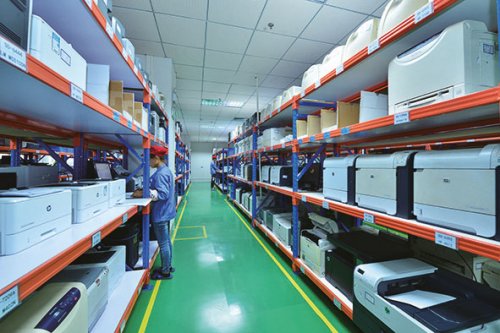 Das beeindruckende Testdrucker-Arsenal in China
