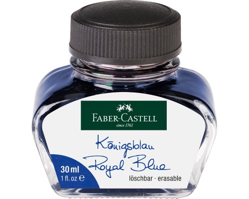 Tintenglas 30ml von Faber-Castell, königsblau