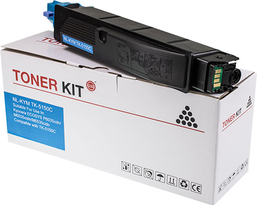 Kompatibel mit Kyocera TK-5150C Toner Cyan [modell] von TONERDUMPING