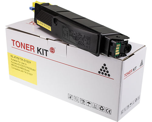 Kompatibel mit Kyocera TK-5150Y Toner Gelb jetzt kaufen von TONERDUMPING