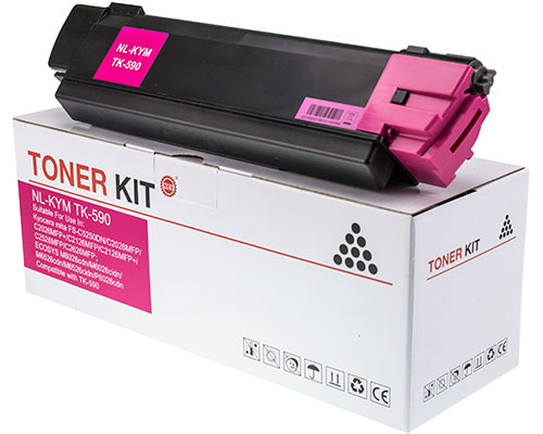 Kompatibel mit Kyocera TK-590M/ 1T02KVBNL0 Toner Magenta [modell] von TONERDUMPING