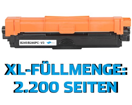 Kompatibel mit Brother TN-241C/ TN-242C/ TN-245C/ TN-246C Toner Cyan jetzt kaufen von TONERDUMPING