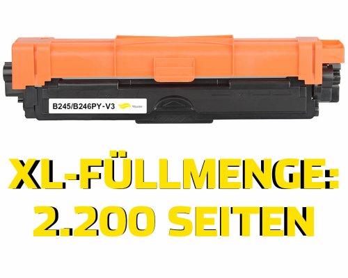 Kompatibel mit Brother TN-241Y/ TN-242Y/ TN-245Y/ TN-246Y Toner Gelb jetzt kaufen von TONERDUMPING