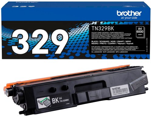 Brother 329 Original-Toner TN329BK jetzt kaufen (6.000 Seiten) Schwarz