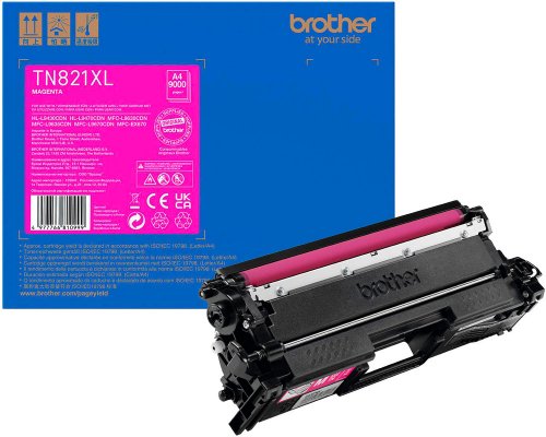 Brother Original-Toner TN821XLM jetzt kaufen (9.000 Seiten) magenta