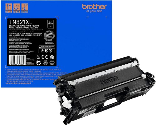 Brother Original-Toner TN821XLBK jetzt kaufen (12.000 Seiten) schwarz