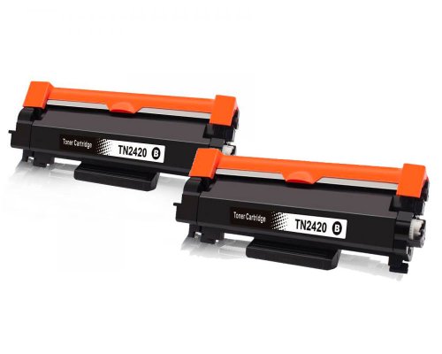 Kompatibel mit Brother 2x TN-2420 XL-Toner jetzt kaufen von TONERDUMPING (2 x 3000 Seiten)