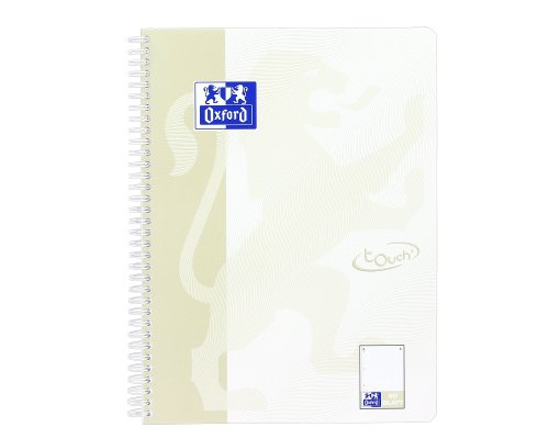 OXFORD Premium TOUCH Collegeblock A4+ Punktkariert (dotted), 90 g/m² OPTIK PAPER®, 80 Blatt, Doppelspirale