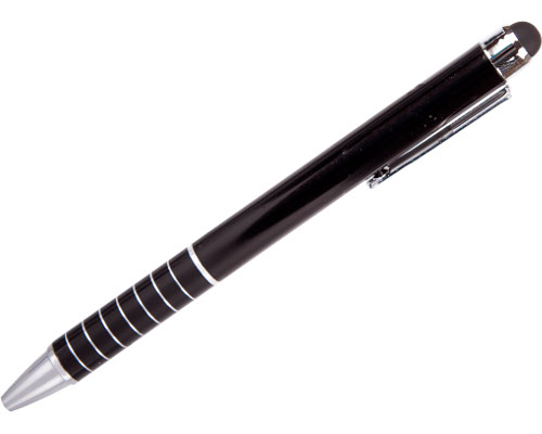 Spirit Touchpen-Metallkugelschreiber - Gehäusefarbe Schwarz