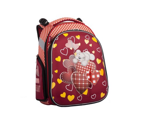 Schulrucksack 2 Zip Motiv »Herz« von SPIRIT