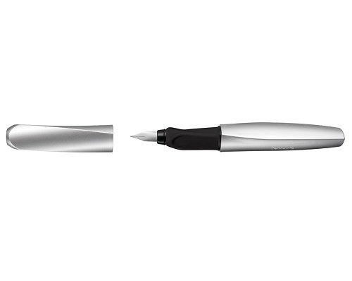 Pelikan Füller Twist silber für Rechts- und Linkshänder