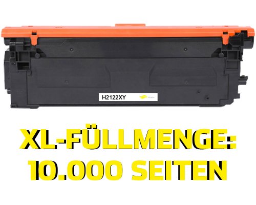 Kompatibel mit HP 212X Toner W2122X jetzt kaufen gelb (10.000 Seiten) von TONERDUMPING