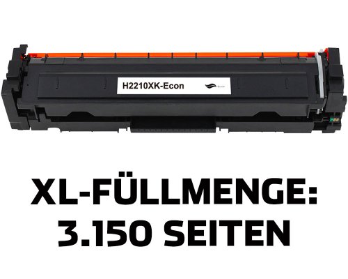 Kompatibel mit HP 207X / W2210X XL-Toner jetzt kaufen Schwarz von TONERDUMPING (mit Chip, ohne Füllstandsanzeige)