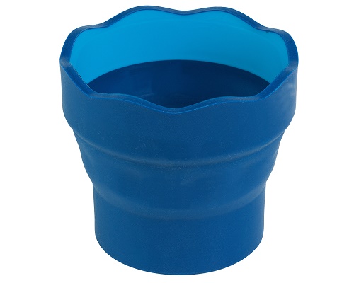 Faber-Castell Wasserbecher CLIC & GO, blau