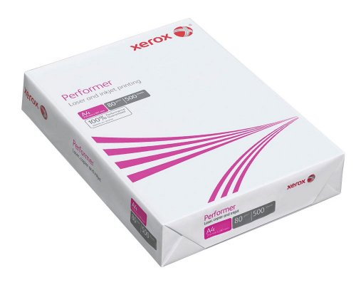 500 Blatt Druckerpapier/ Kopierpapier A4 Xerox Performer weiß 80g Nordic Swan weiß (146 CI) 003R90649