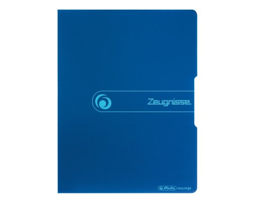 Herlitz Zeugnismappe »easy orga to go«, DIN A4, 20 Hüllen, blau
