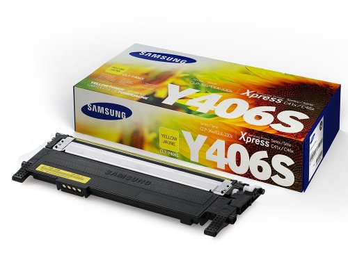 1x Premium Toner/Reset Yellow kompatibel zu CLT-Y406S für SAMSUNG CLP-365W 