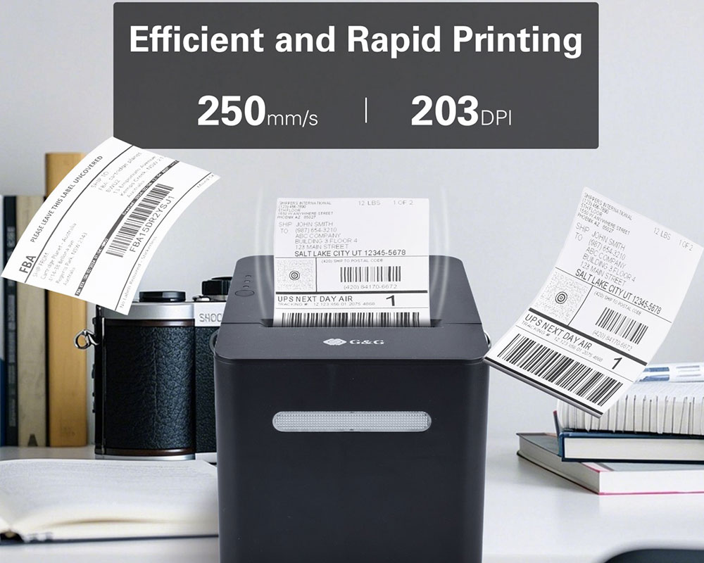 Kassendrucker Bondrucker GG-TD80 203dpi Auflösung 250mm/s Geschwindigkeit