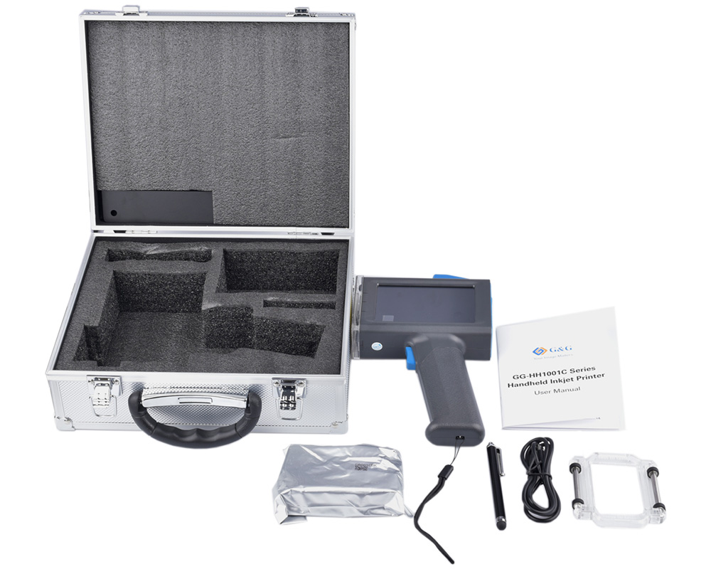 Lieferumfang Handheld Inkjet Printer GG-HH1001C